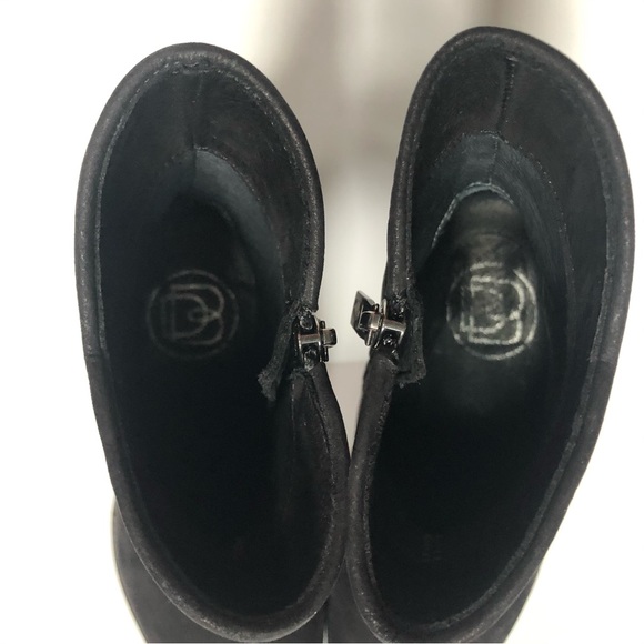 Duo Boots black nubuck leather western style booties size EU 36 US 5.5 EUC - Picture 11 of 12